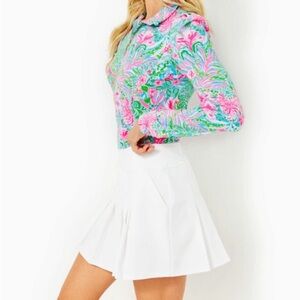 NWT Lilly Pulitzer Priska Skort UPF 50+ Resort White